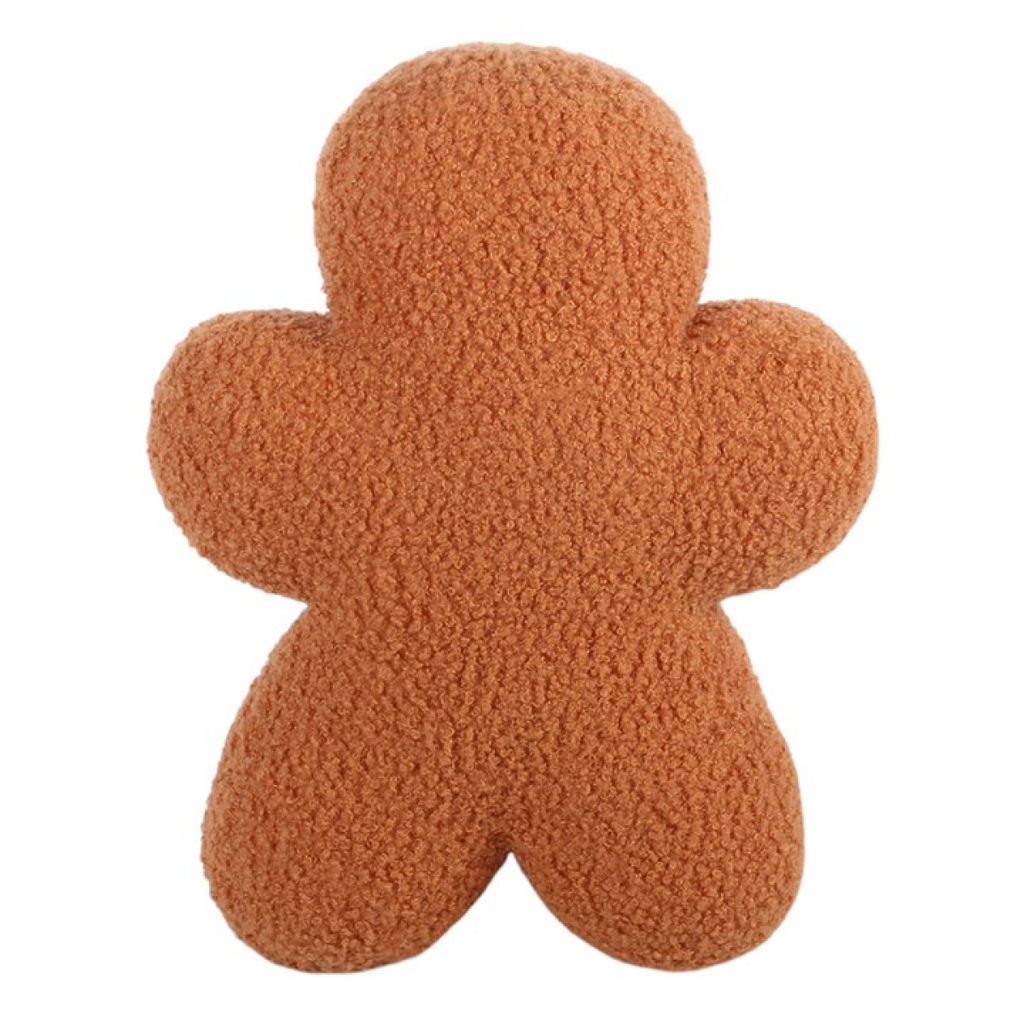 Sugarplum Bakery Gingerbread Man Boucle Cushion