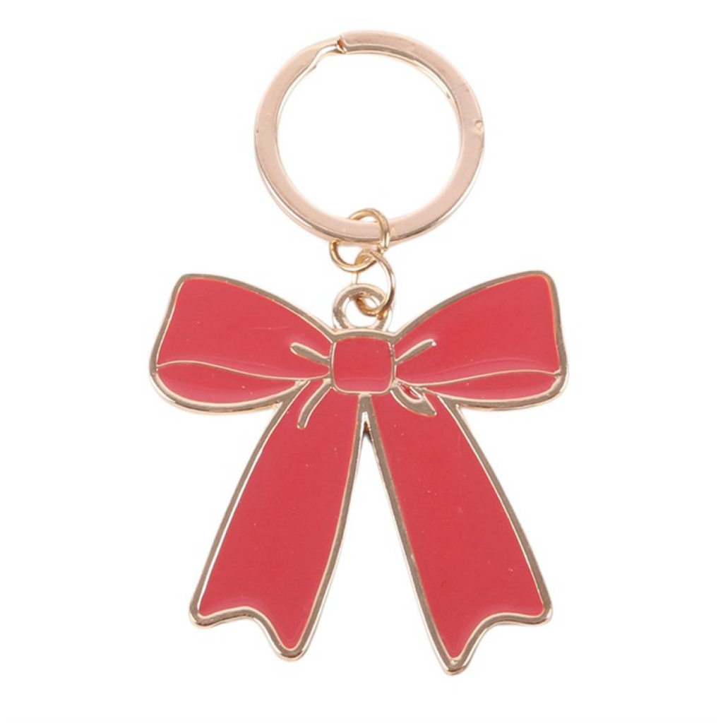 Red Bow Keyring