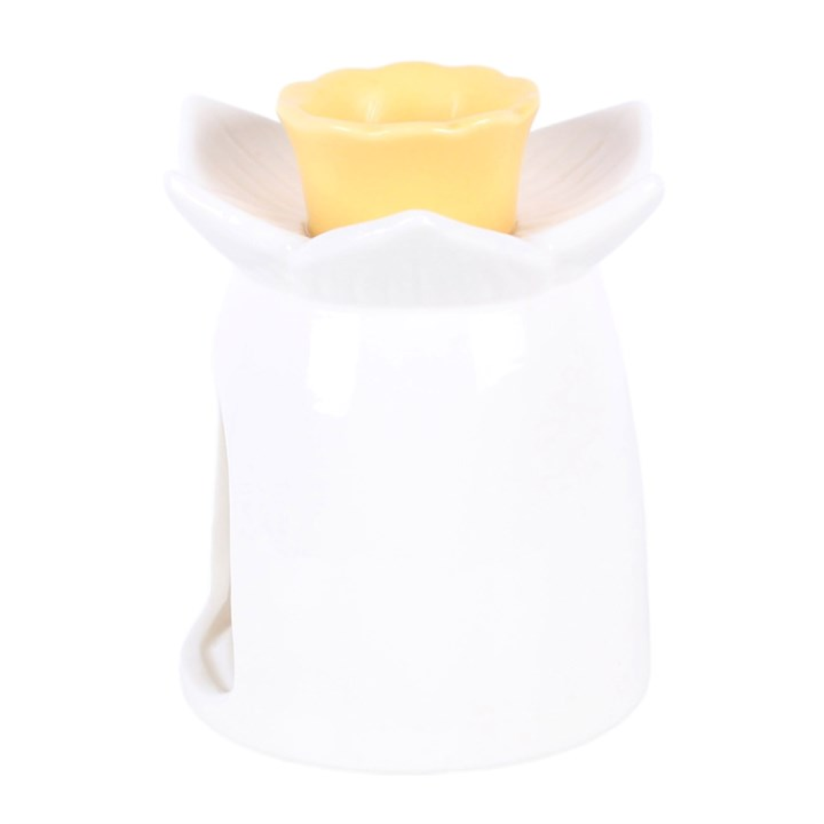 White Daffodil Oil Burner and Wax Warmer