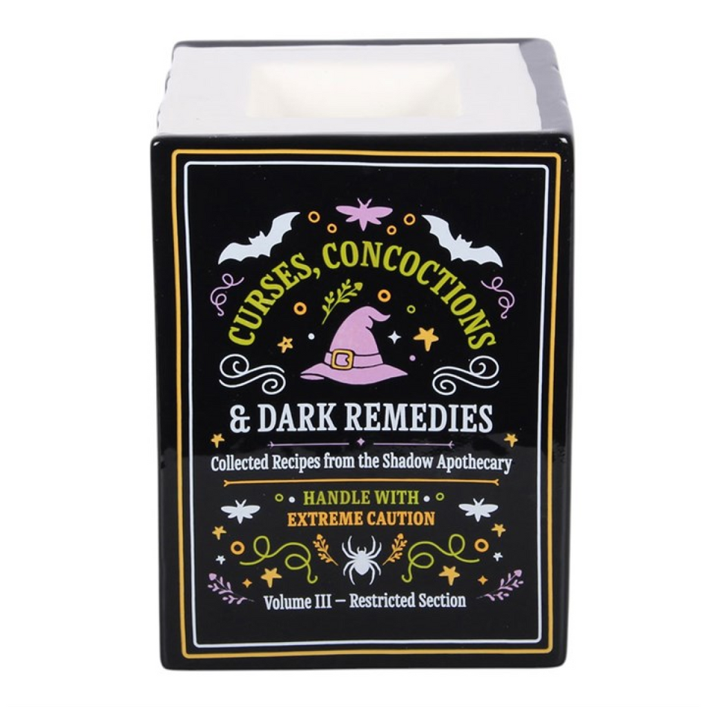 Witch's Apothecary Book Shaped Oil Burner and Wax Warmer
