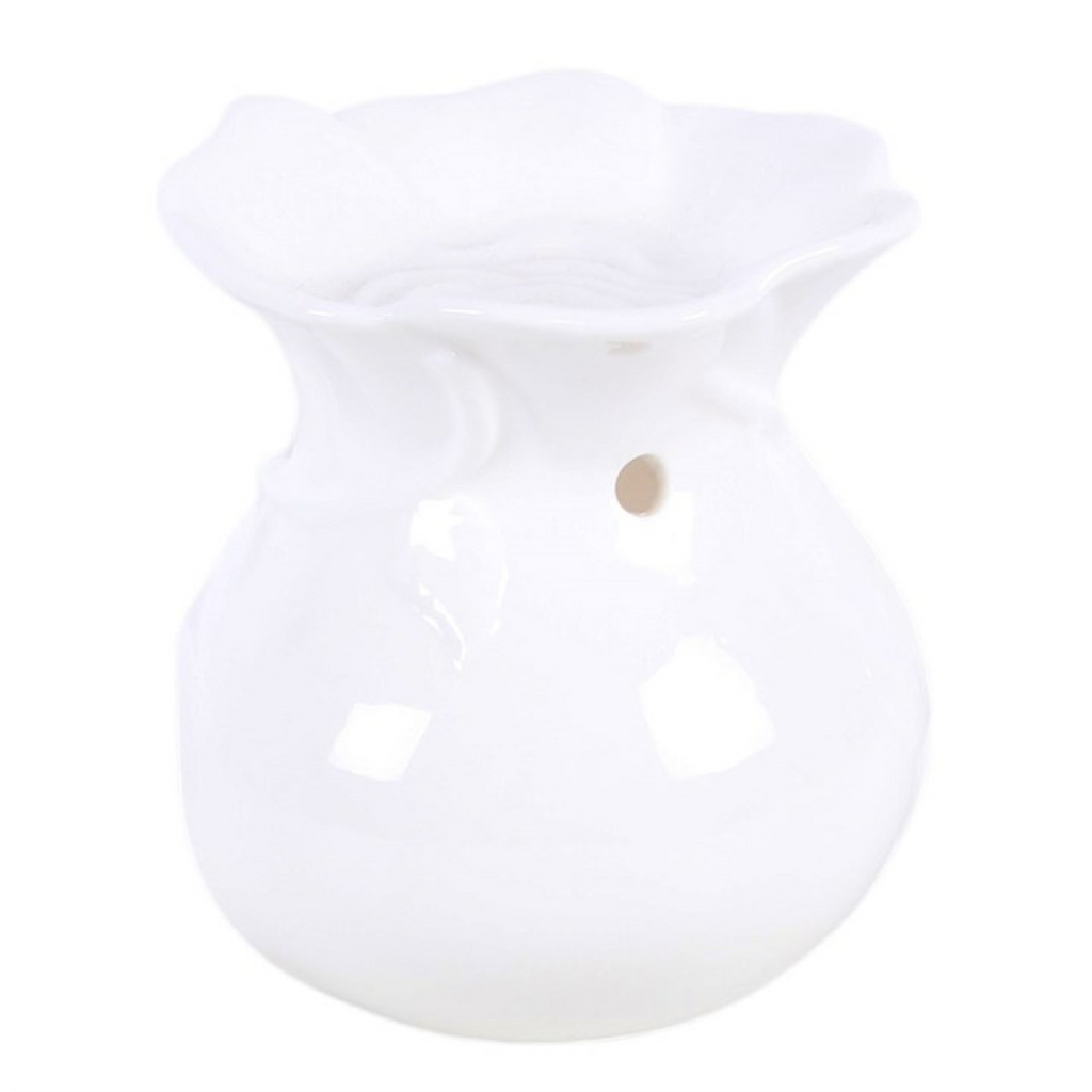 White Rose Oil Burner and Wax Warmer