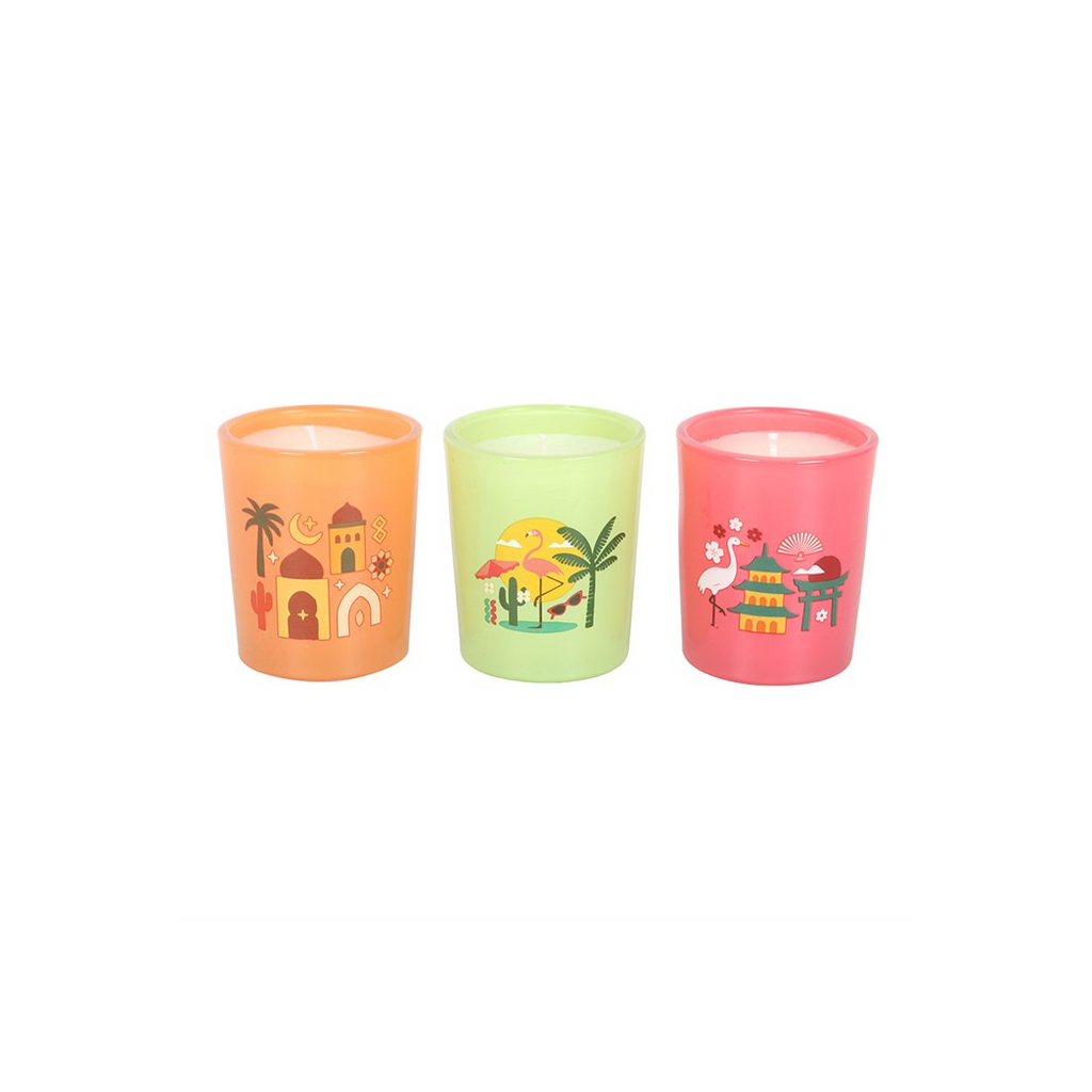 Scents Around the World Scented Candle Trio