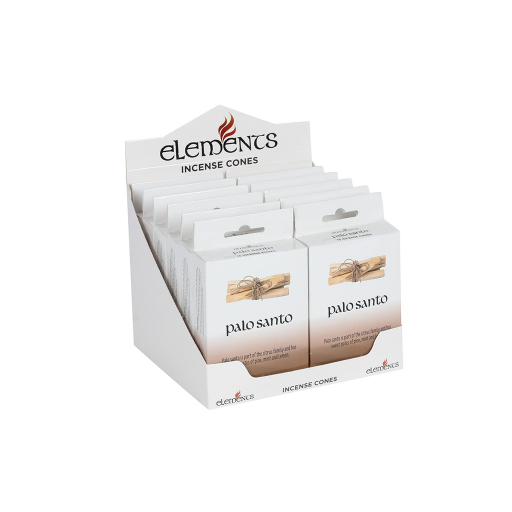 Set of 12 Packets of Elements Palo Santo Incense Cones