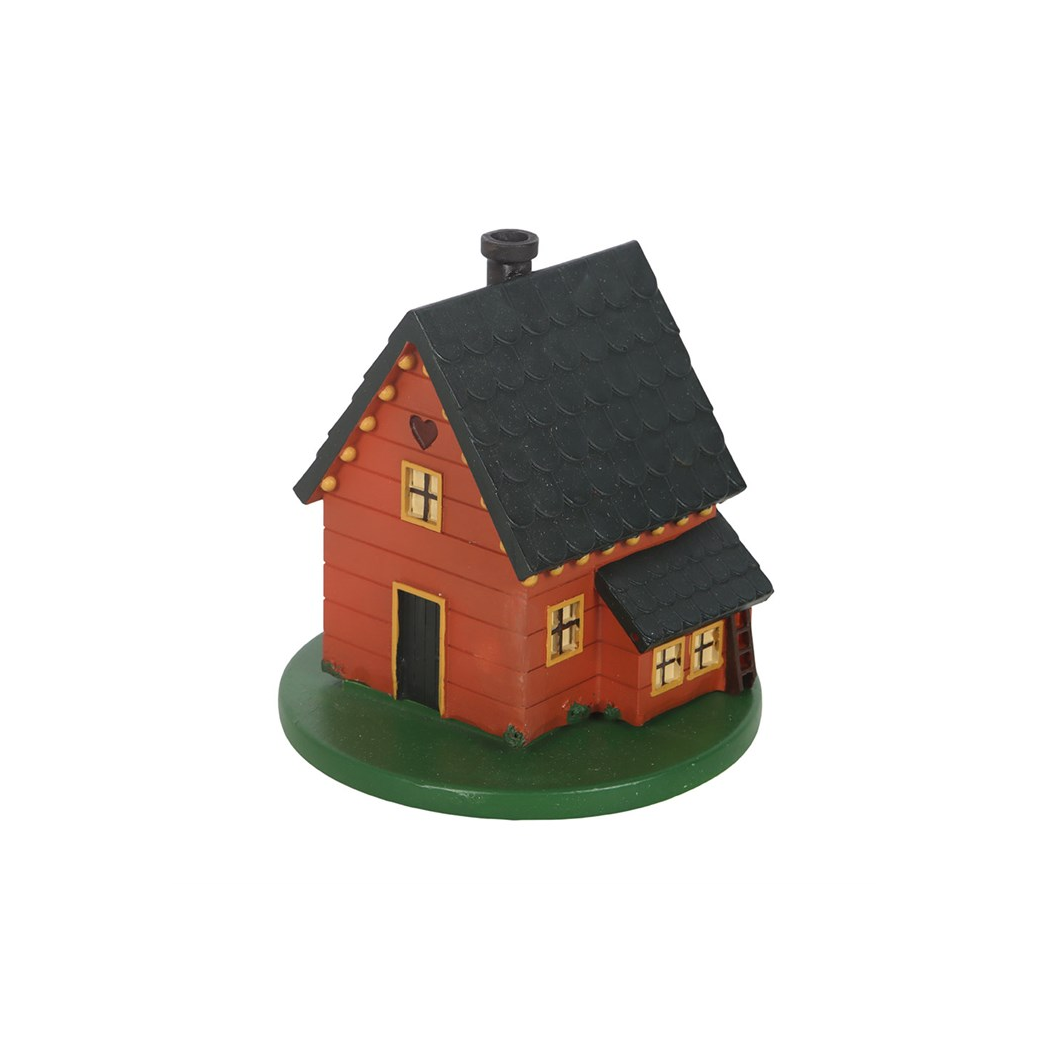 Brown House Incense Cone Burner