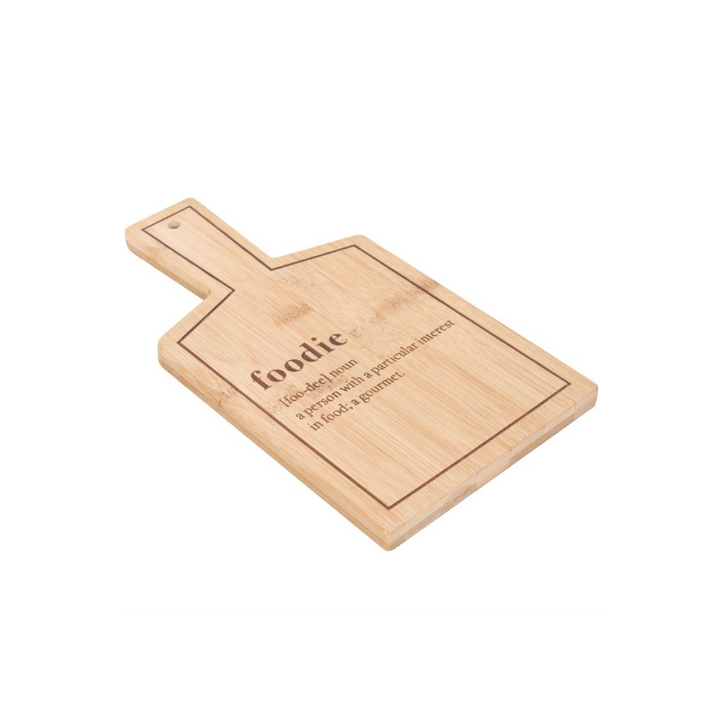 Foodie Bamboo Serving Board