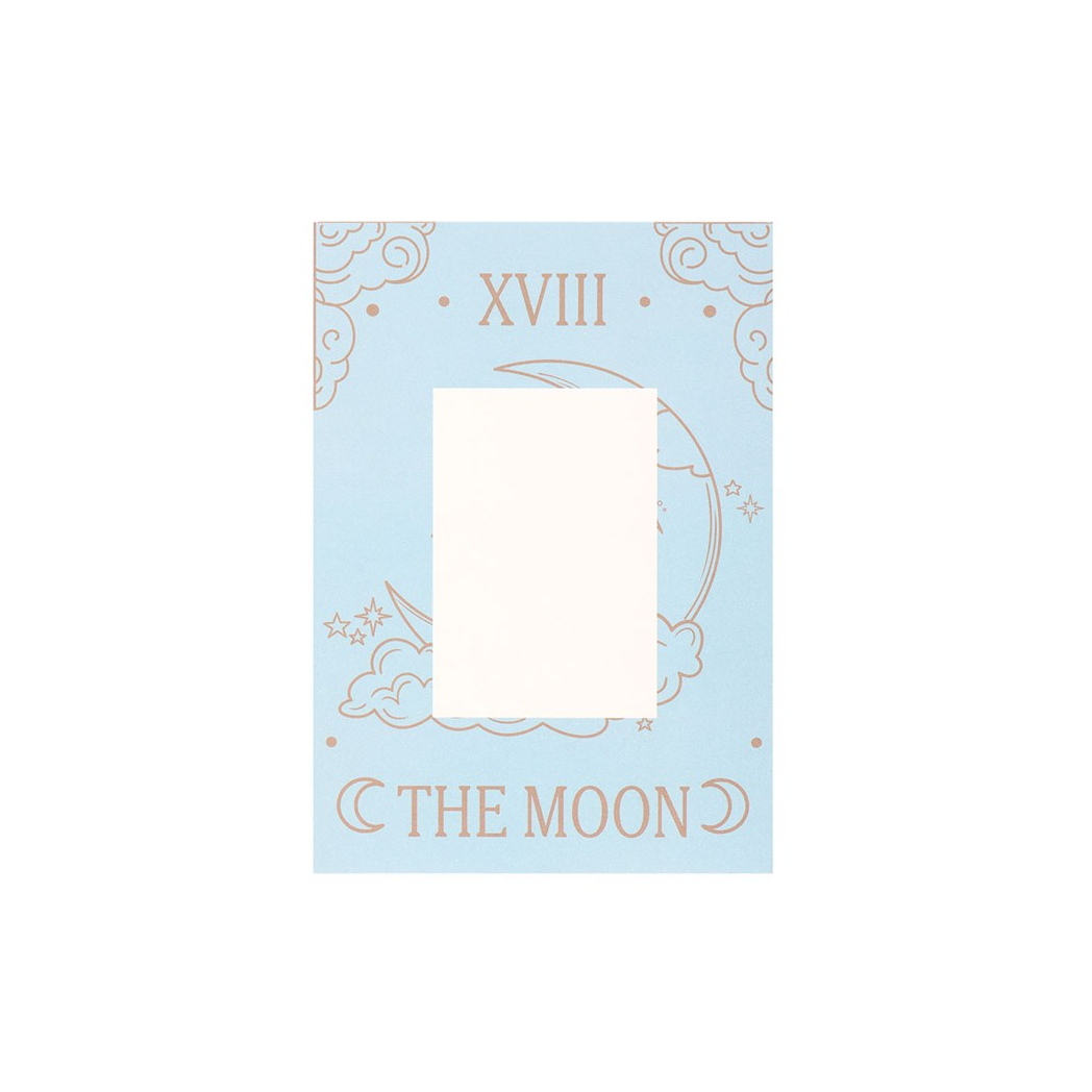 The Moon Vintage Tarot Necklace on Greeting Card