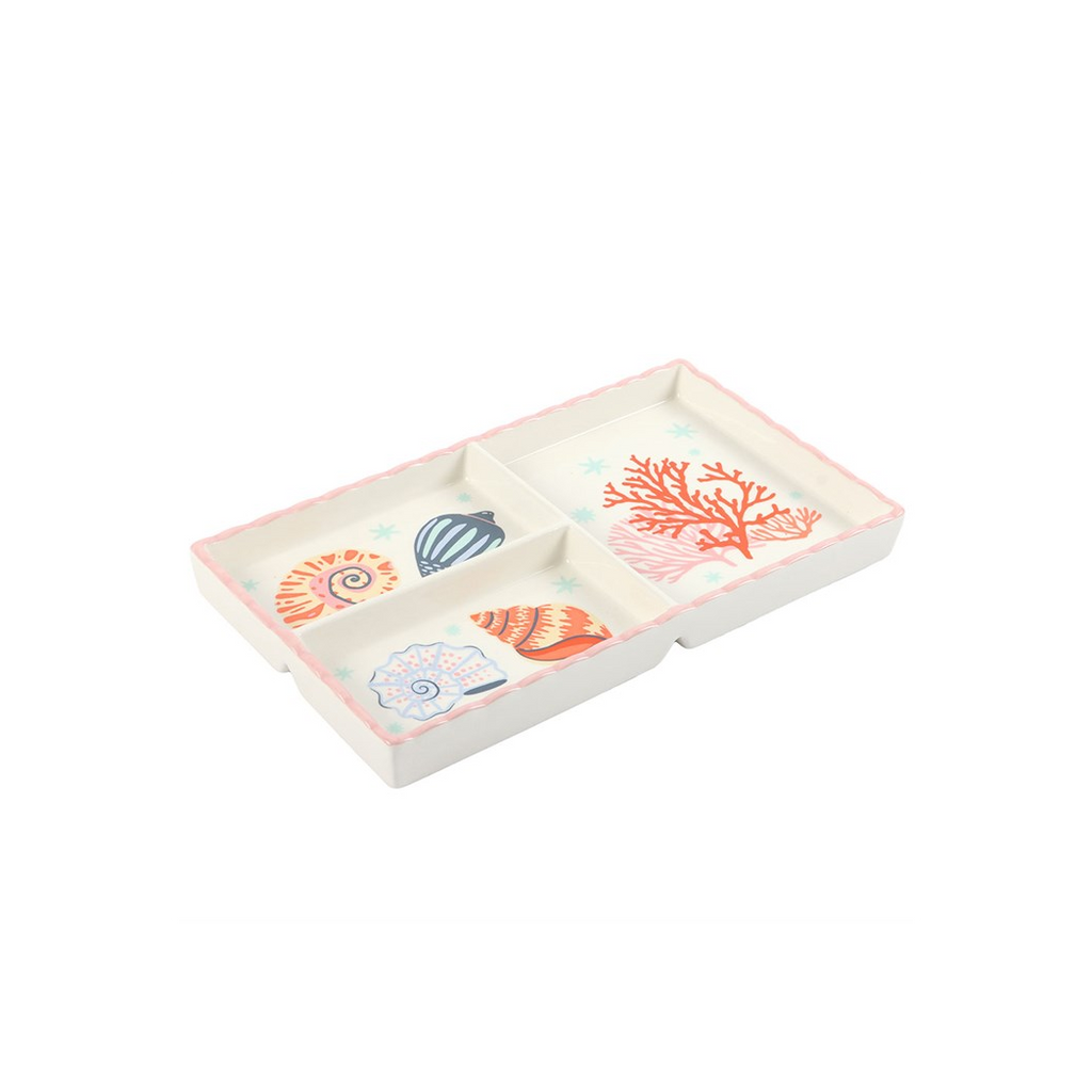 Pastel Shell and Coral Trinket Tray