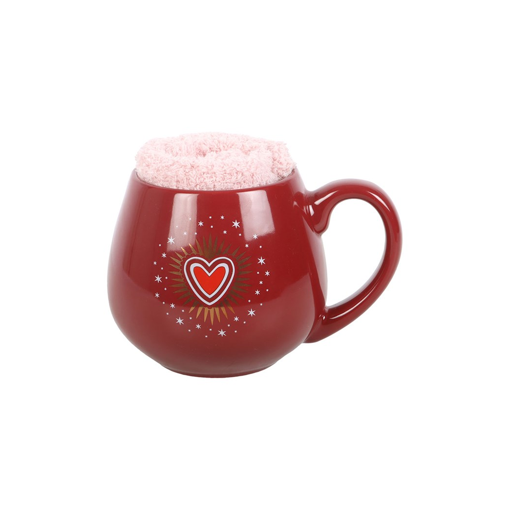 Sacred Heart Mug and Socks Set