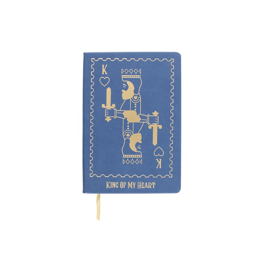 King of My Heart Playing Card A5 Notebook