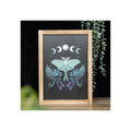Luna Moth Wooden Framed Wall Art