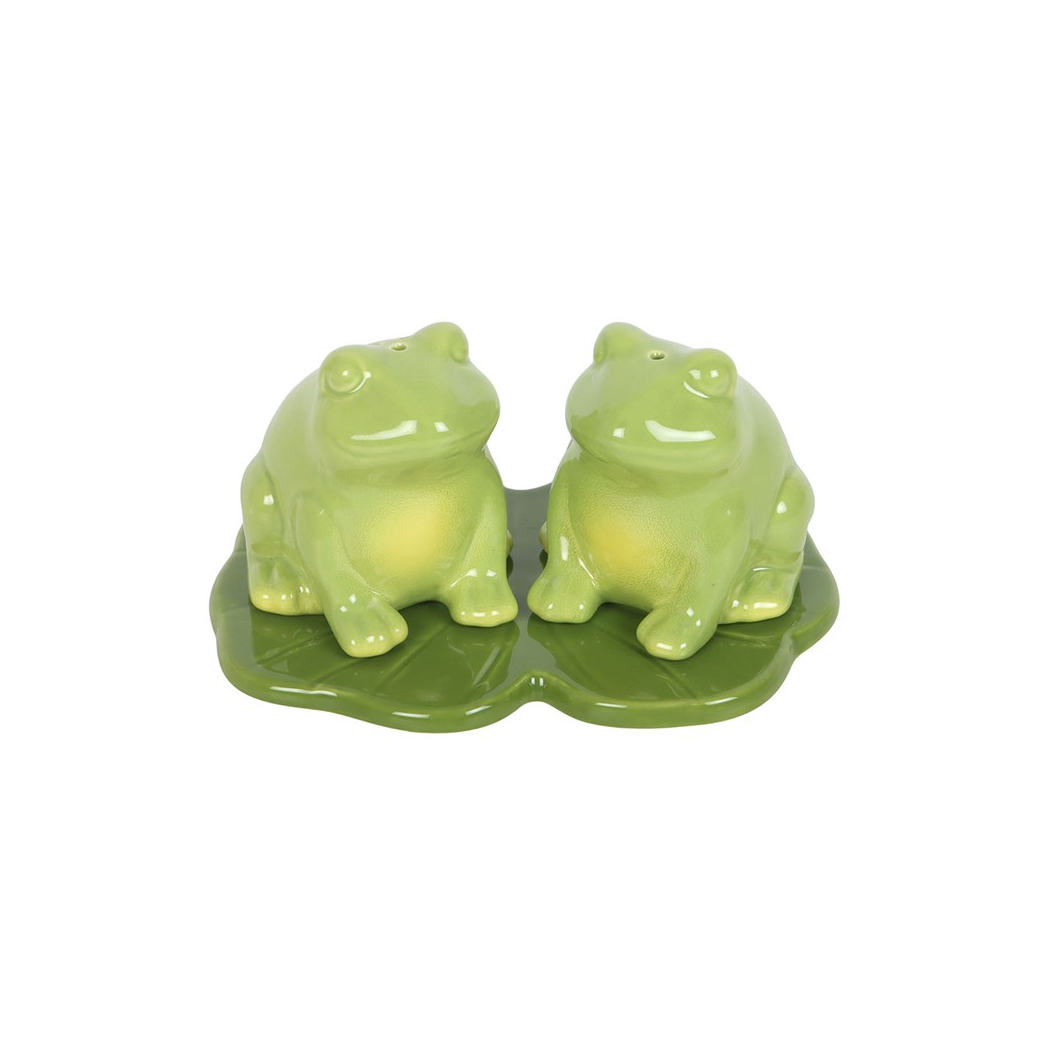 Luna Frog Salt and Pepper Shakers