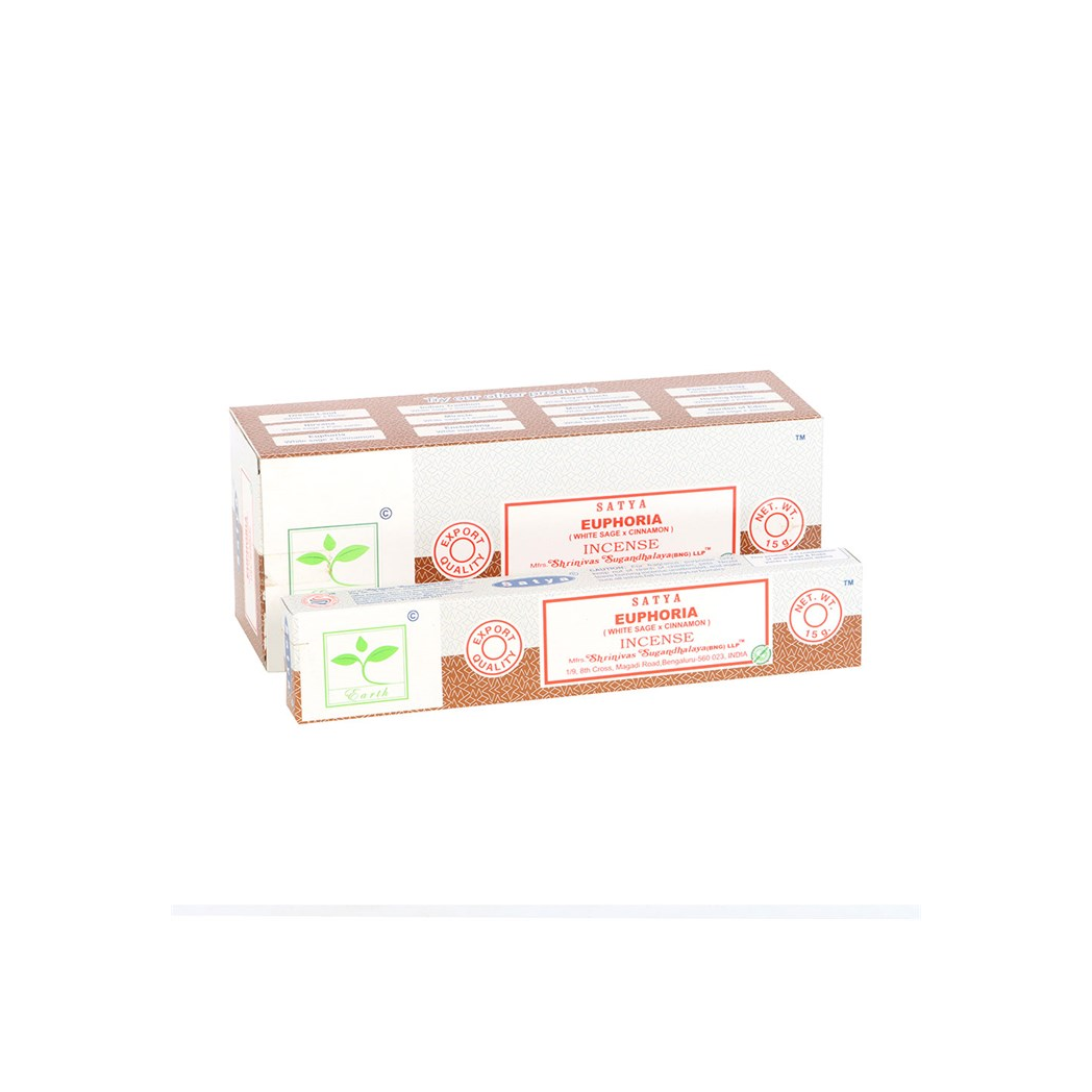 Set of 6 Earth Satya Euphoria Incense (12/50)