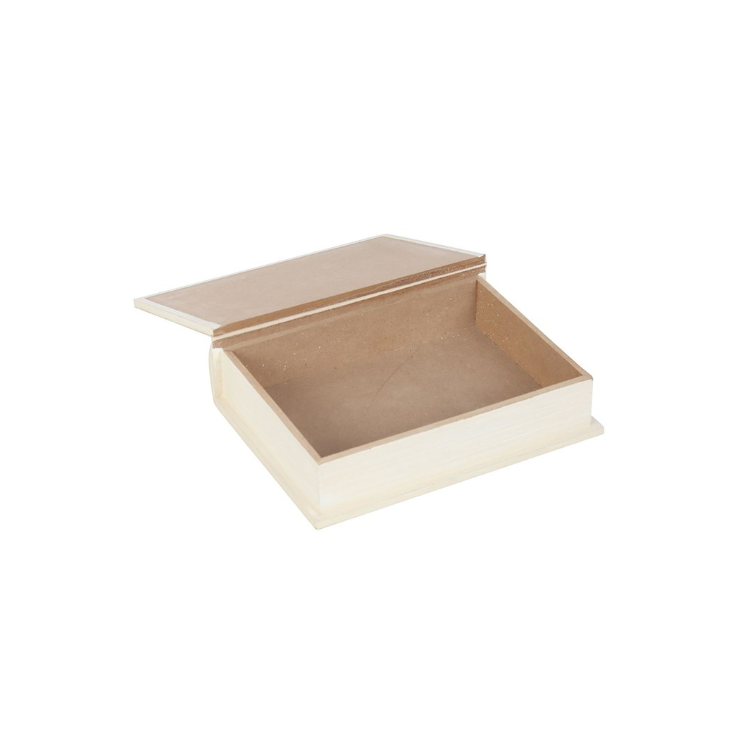 White Book Shaped Storage Box
