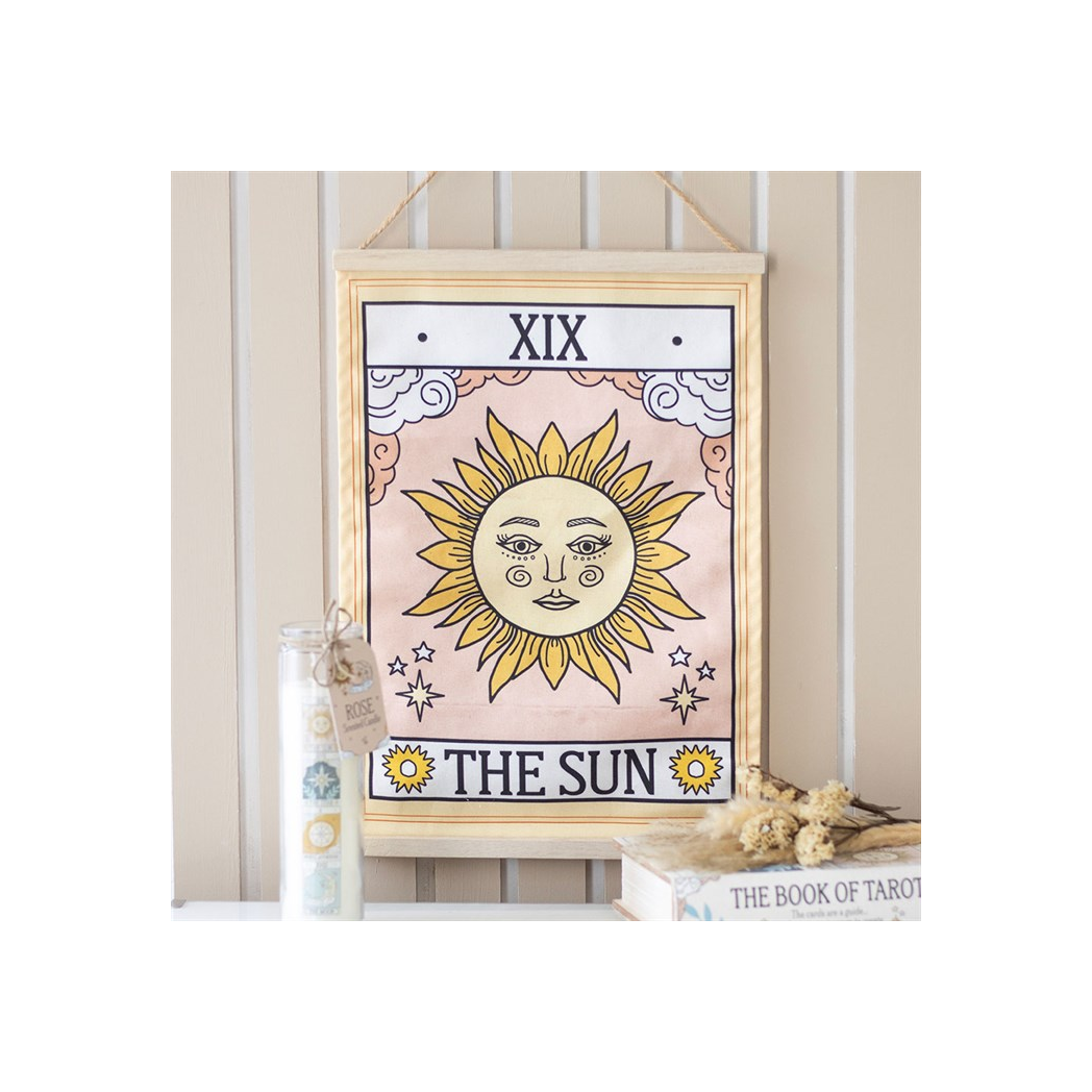 The Sun Vintage Tarot Wall Hanging
