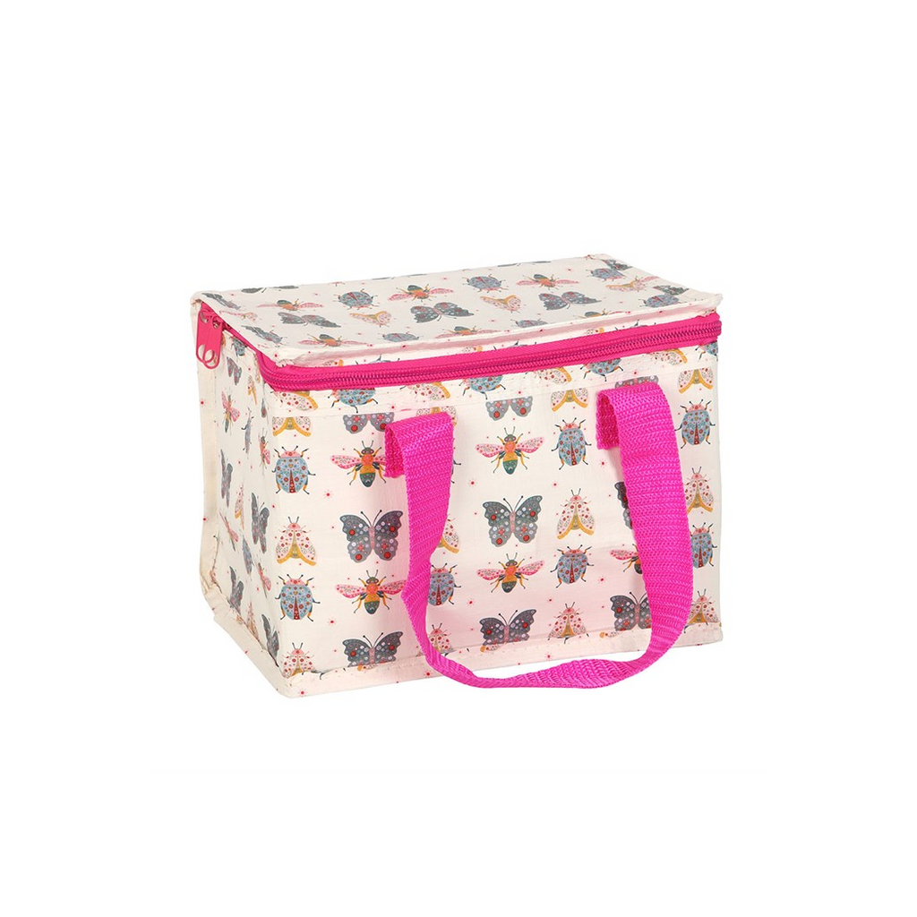 Floral Bug Print Lunch Bag
