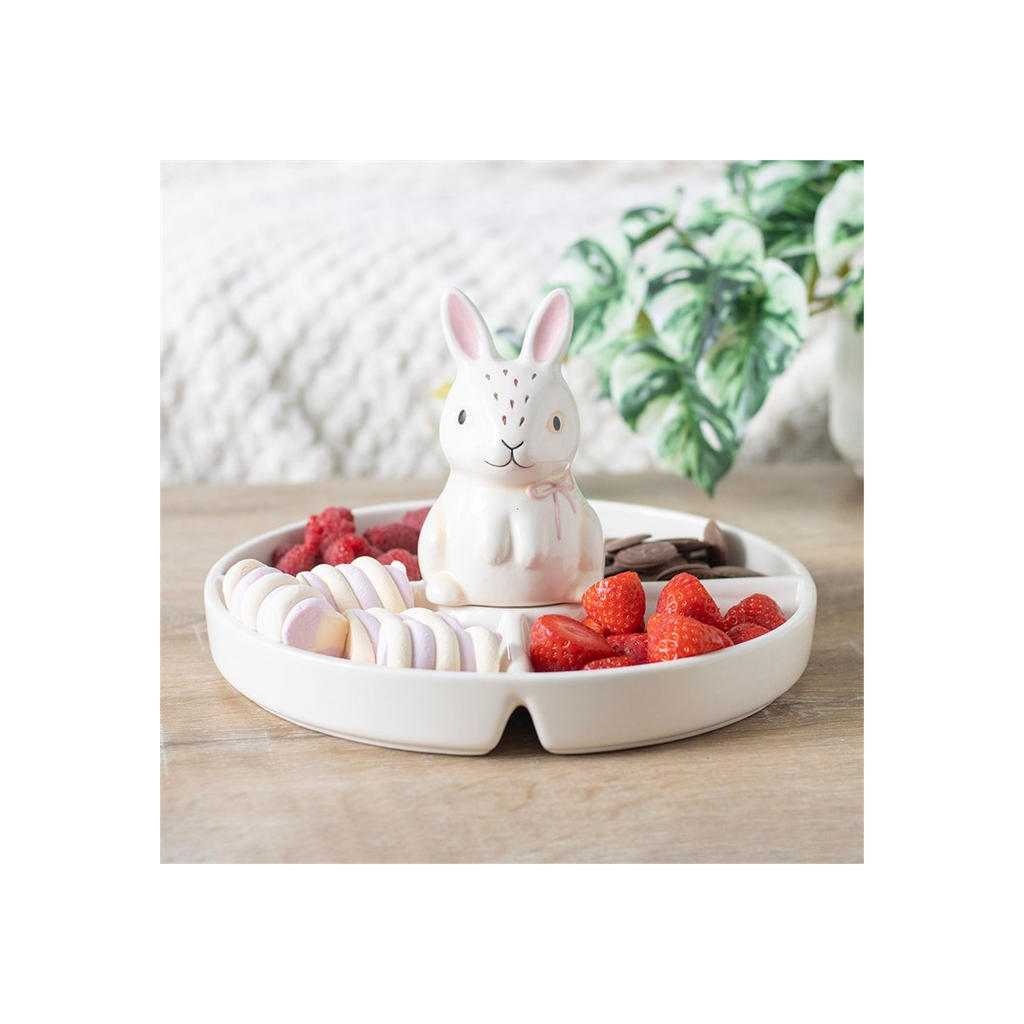 Bunny Chip & Dip Snack Dish