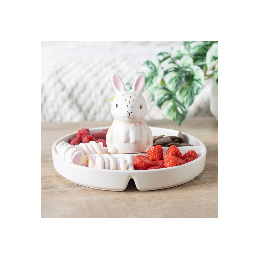 Bunny Chip & Dip Snack Dish