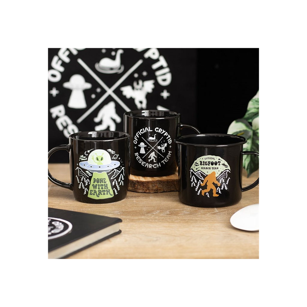 Bigfoot Search Team Enamel Mug