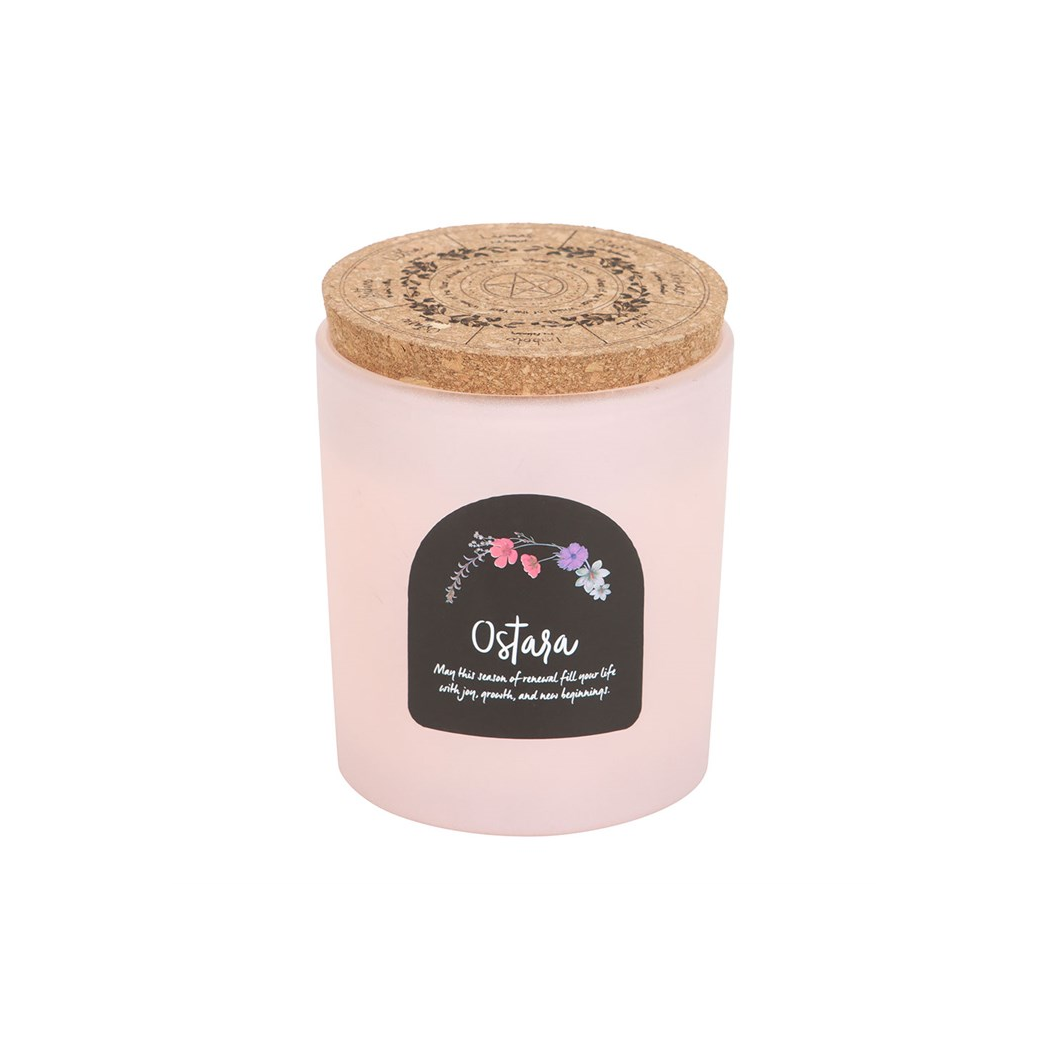 Ostara Fresh Linen Wheel of the Year Candle