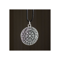 Vegvisir Viking Compass Viking Cord Necklace