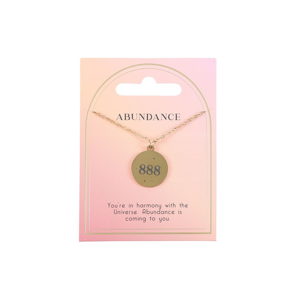 888 Angel Number Abundance Necklace