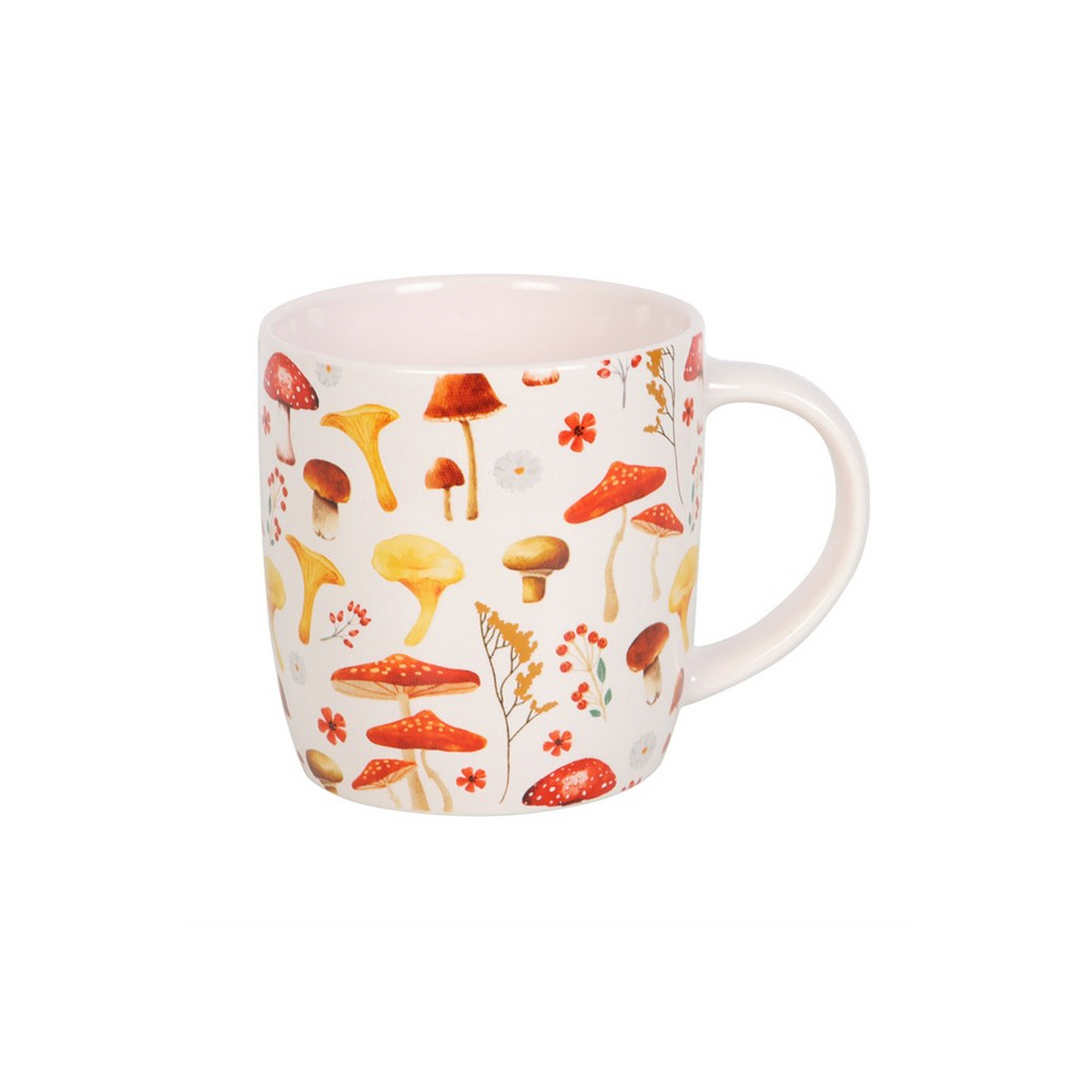 All Over Mushroom Print Mug