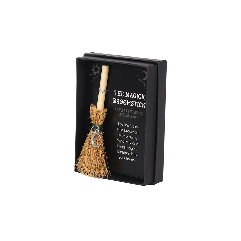 Crescent Moon Mini Magick Broomstick