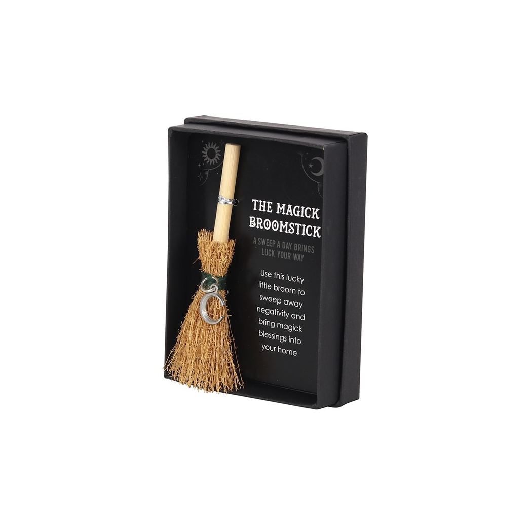 Crescent Moon Mini Magick Broomstick