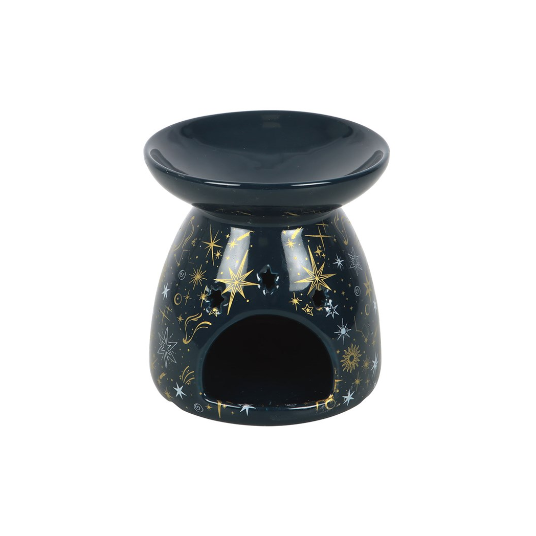 Blue Starry Night Oil Burner and Wax Warmer