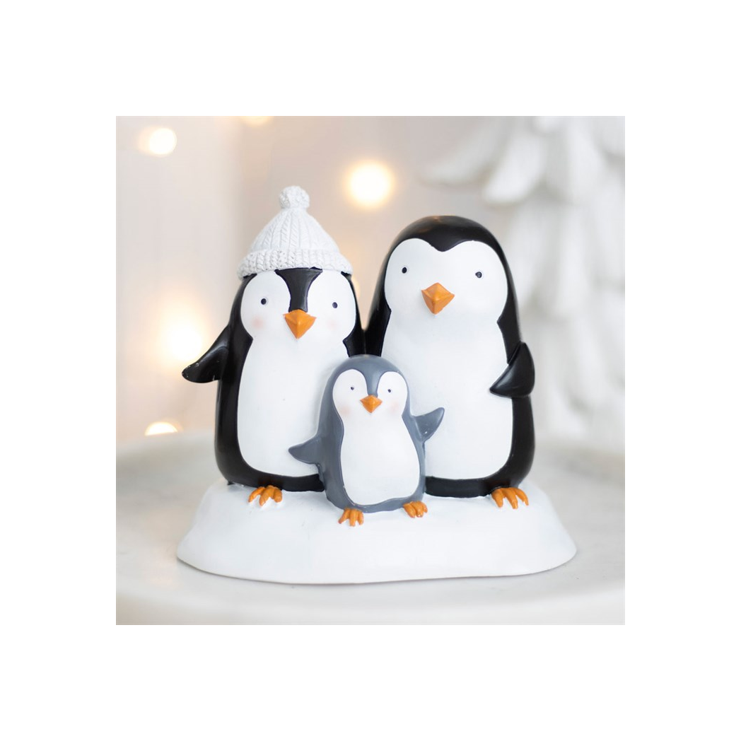 Penguin Family Resin Ornament