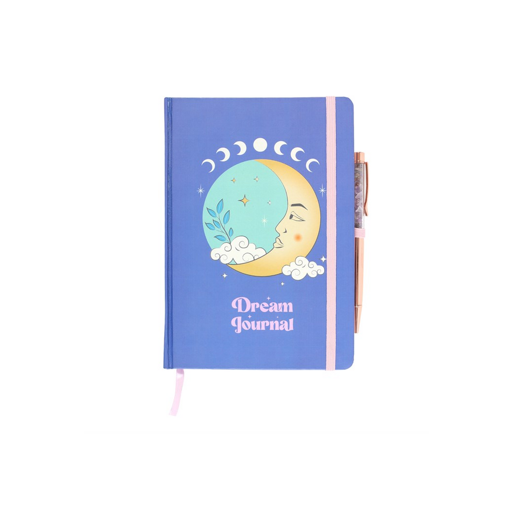 The Moon Dream Journal with Amethyst Pen
