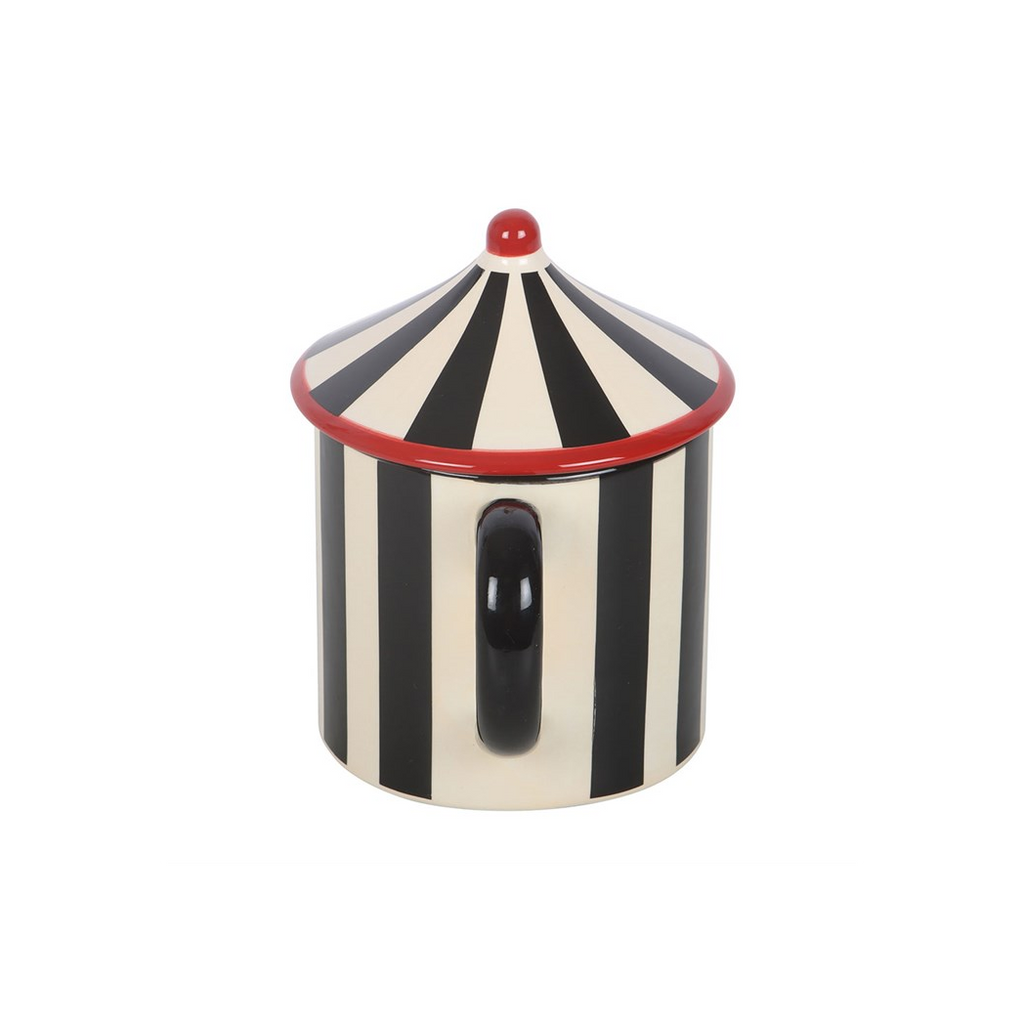 Black Striped Circus Tent Mug