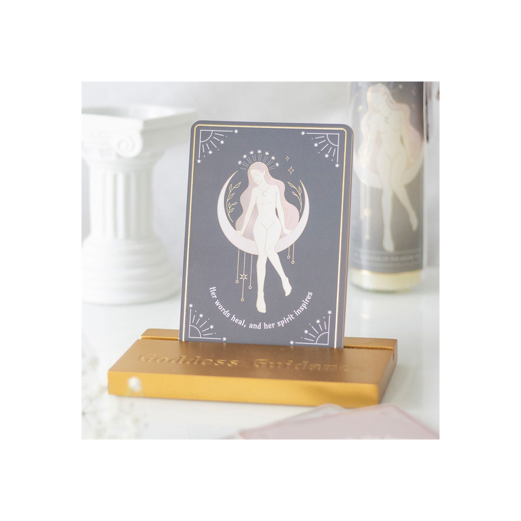 Goddess Energy Affirmation Cards with Wooden Stand