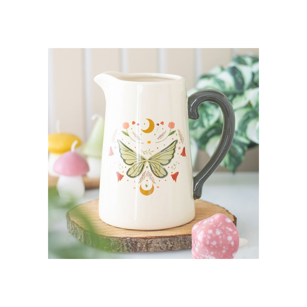 Fairy Wing Ceramic Flower Jug