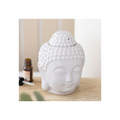 Small Grey Buddha Head Oil Burner