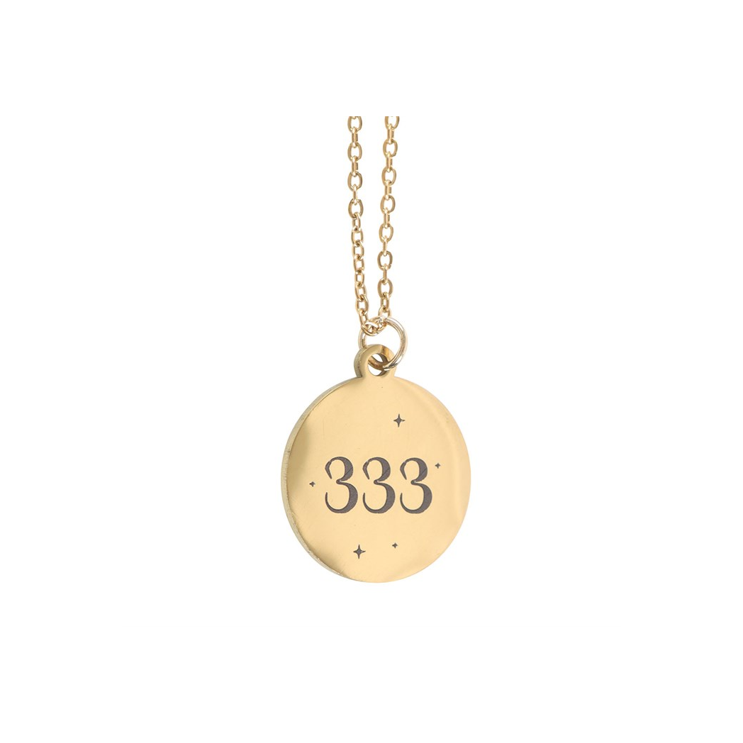 333 Angel Number Support Necklace
