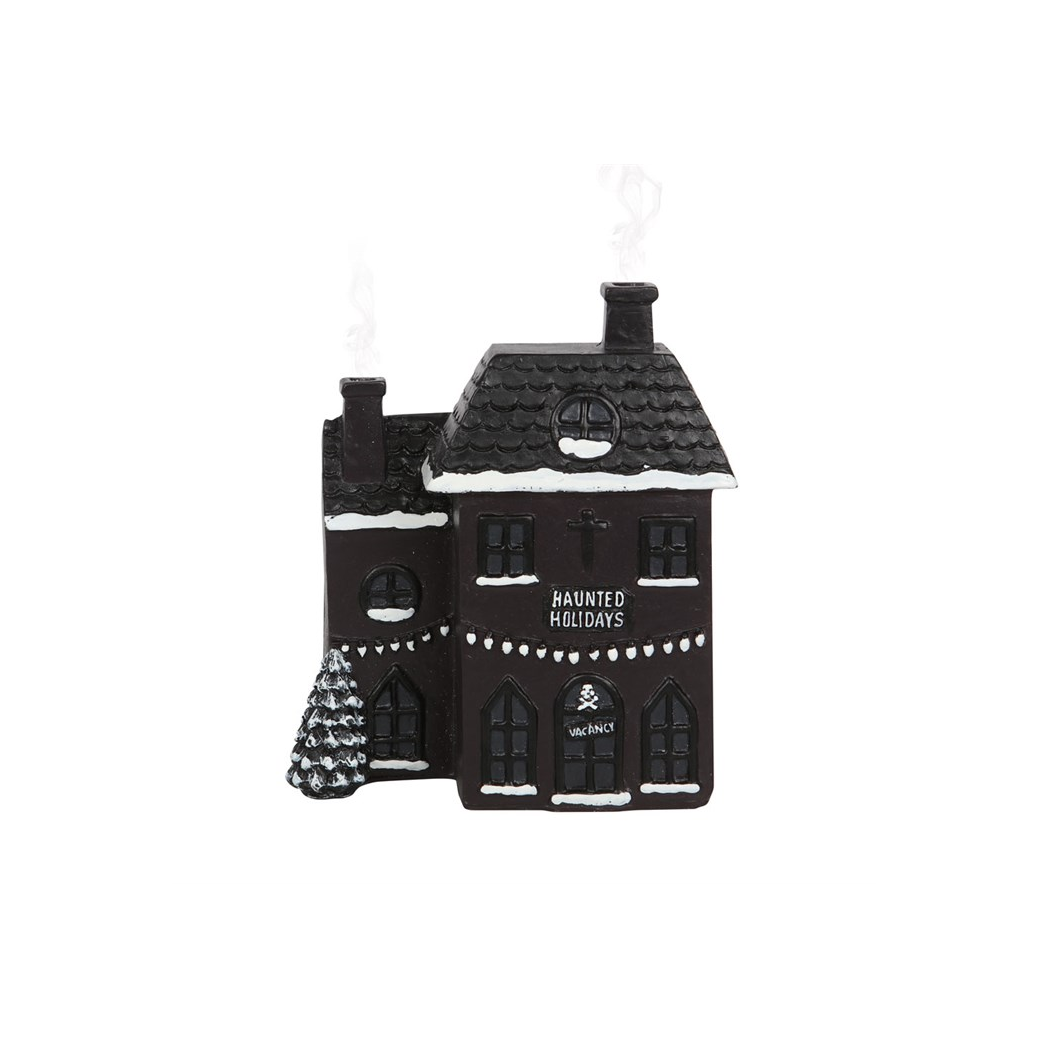 Haunted Holiday House Incense Cone Burner