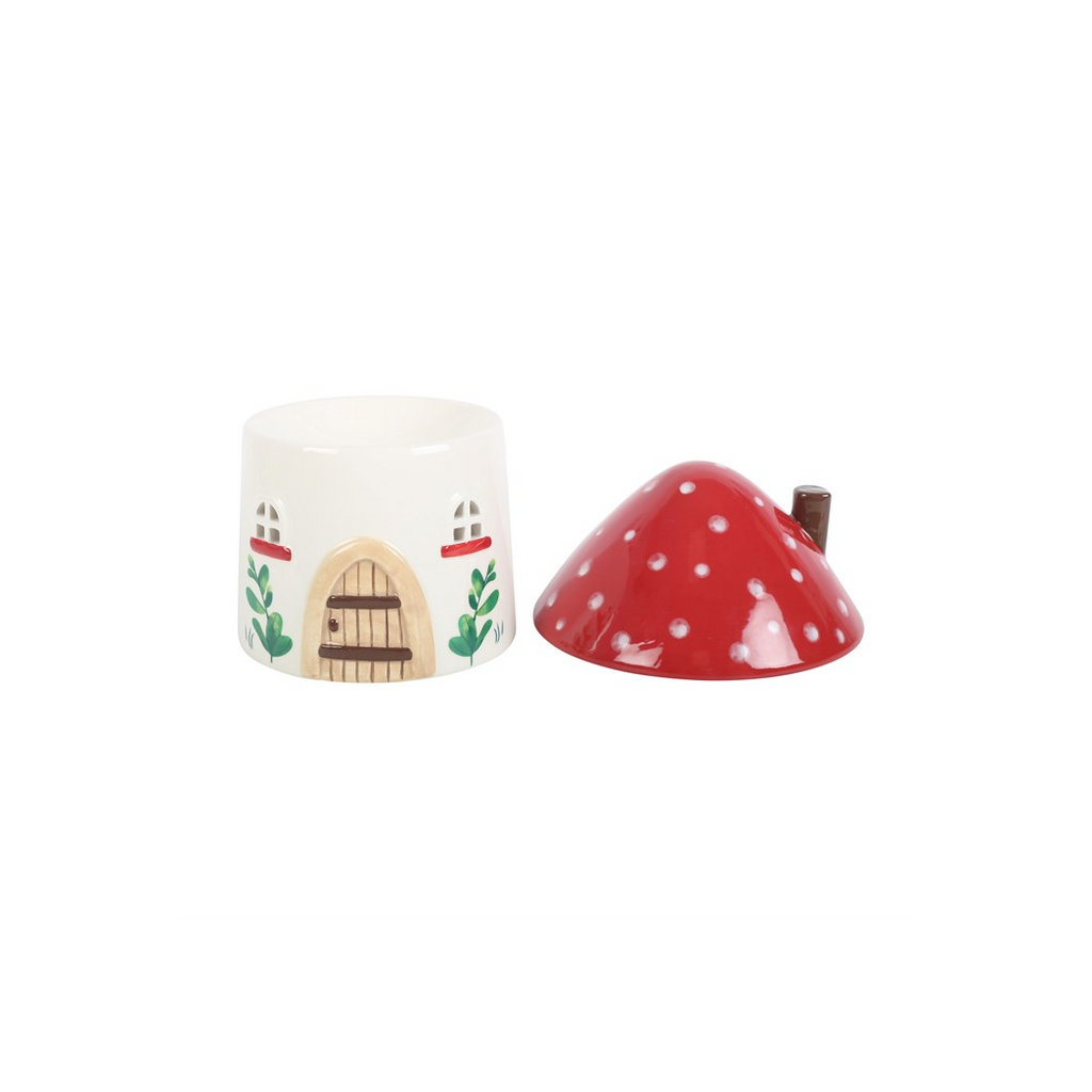 Mushroom House Oil Burner and Wax Warmer