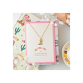 Cowboy Boot Necklace on Greeting Card