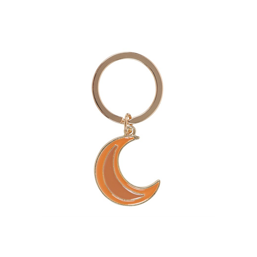 Autumn Magic Moon Keyring