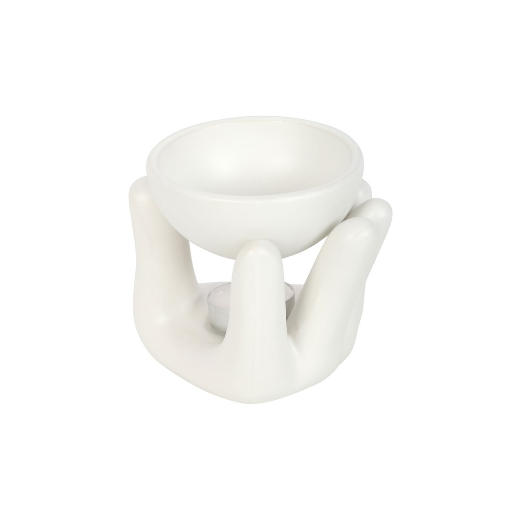 White Hand Ceramic Oil Burner