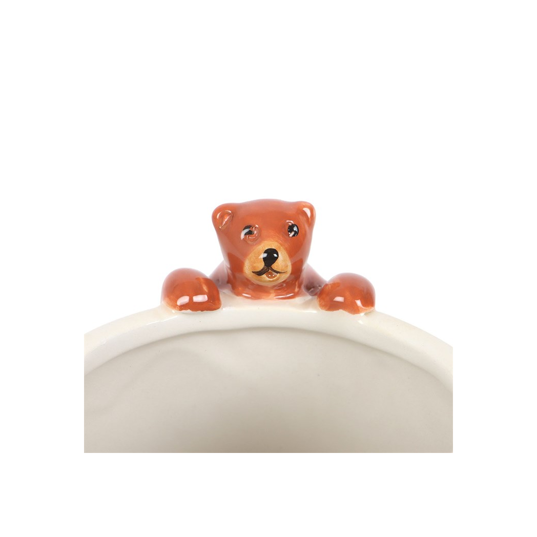 Sleepy Bear Rounded Mug