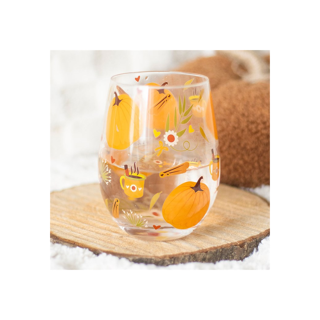 Autumn Days Print Stemless Glass