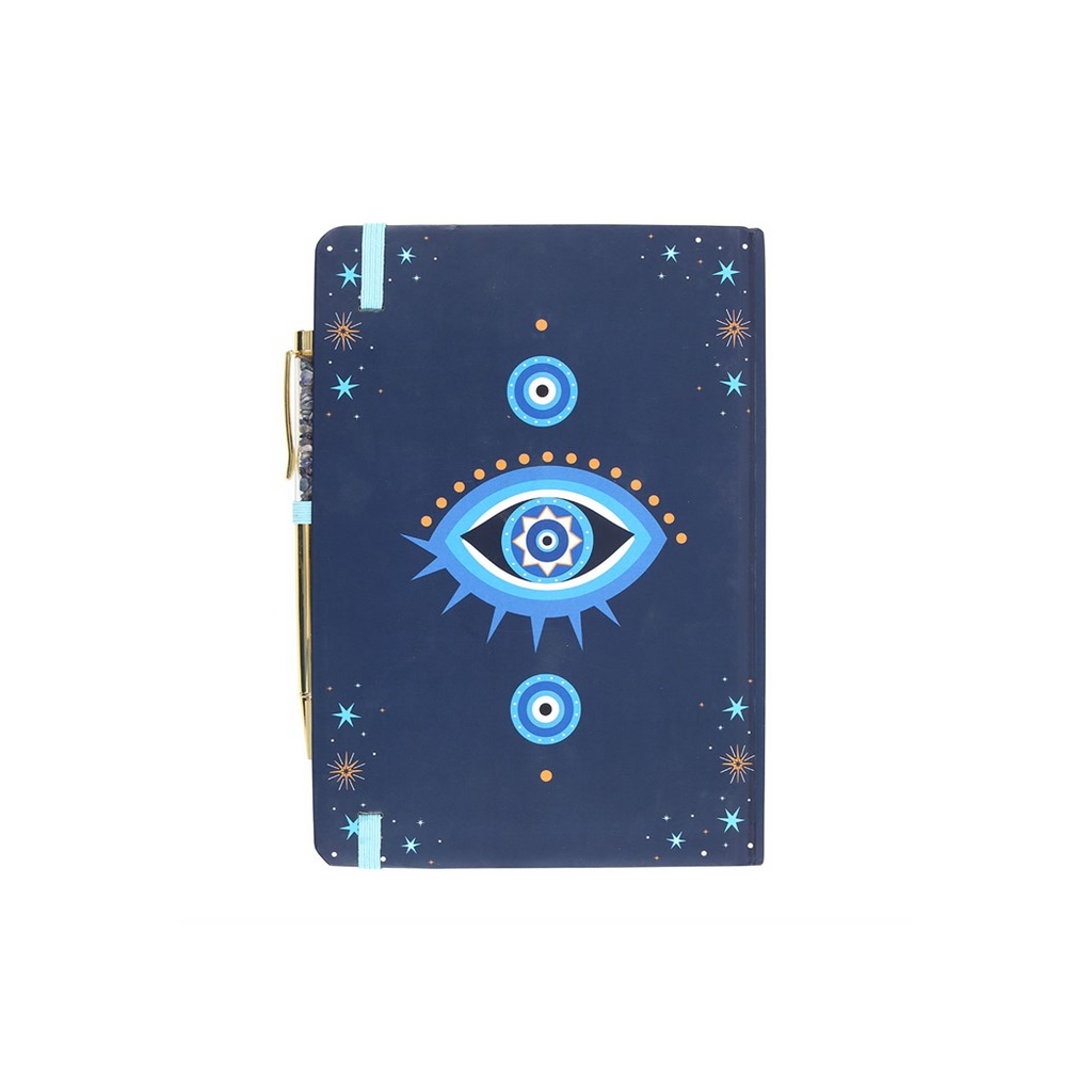 All Seeing Eye A5 Notebook with Crystal Chip Pen