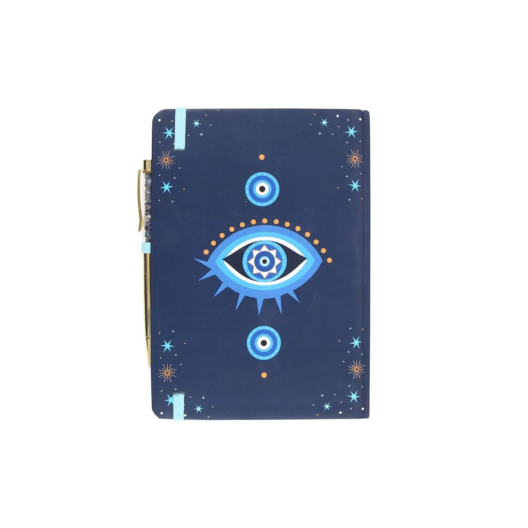 All Seeing Eye A5 Notebook with Crystal Chip Pen