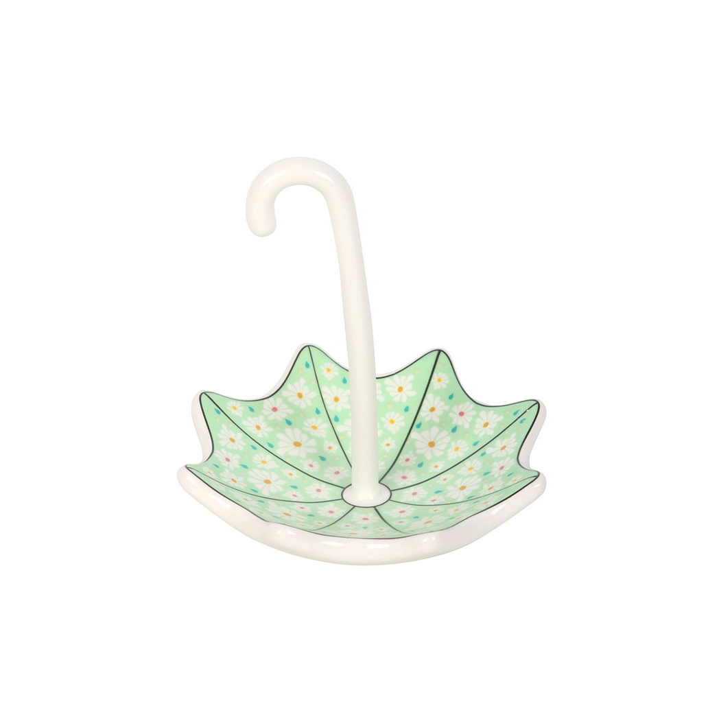 Floral Umbrella Trinket Dish