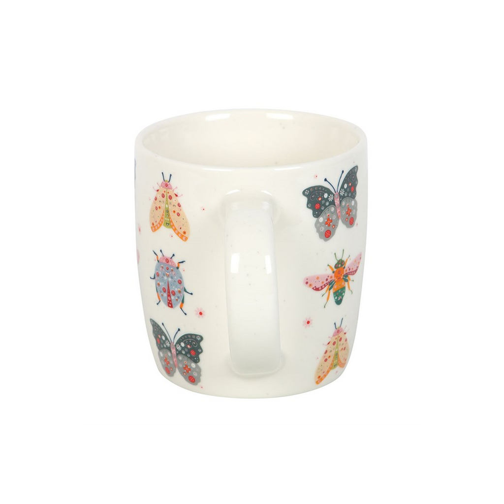 Floral Bug Print Mug