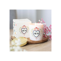 Mum Folk Heart French Tulip Candle