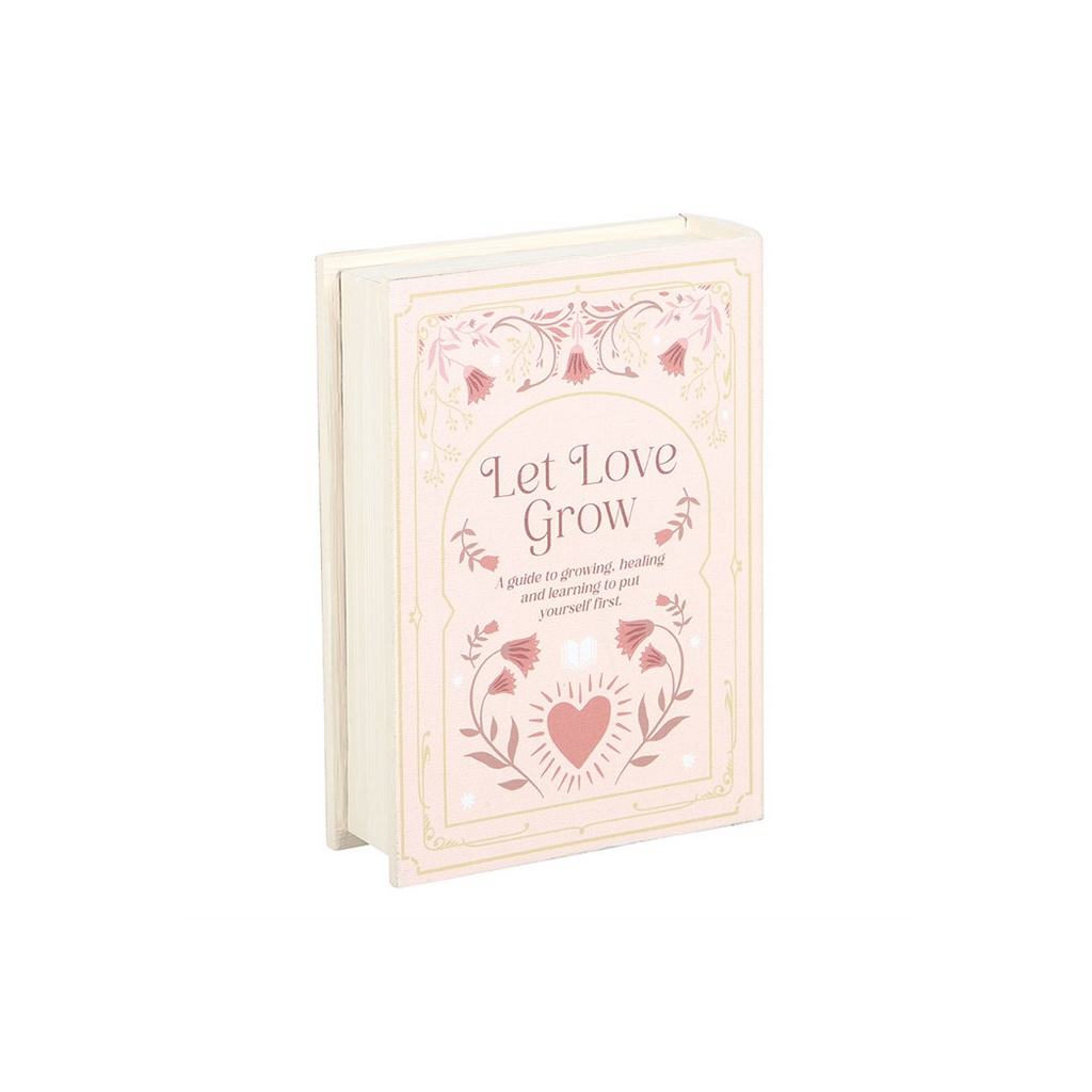 Pink Book Shaped Storage Box
