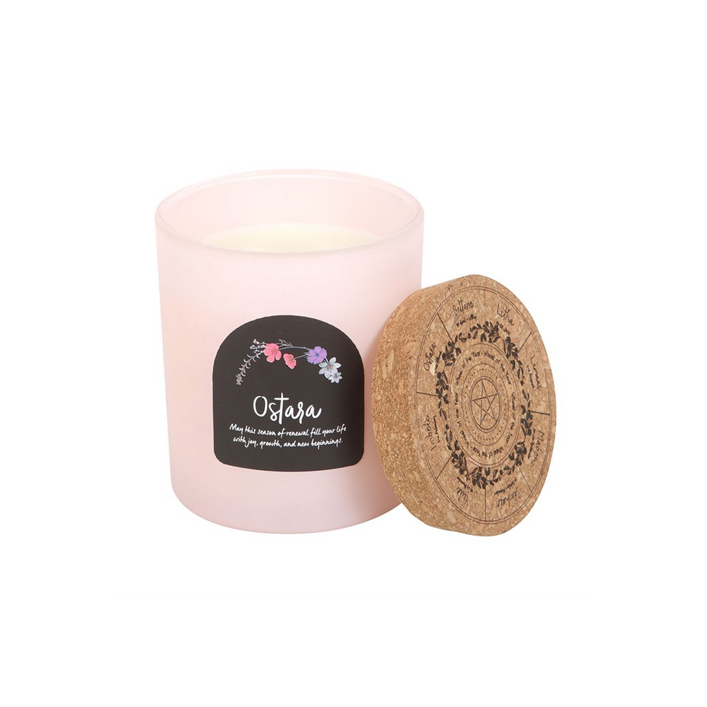 Ostara Fresh Linen Wheel of the Year Candle